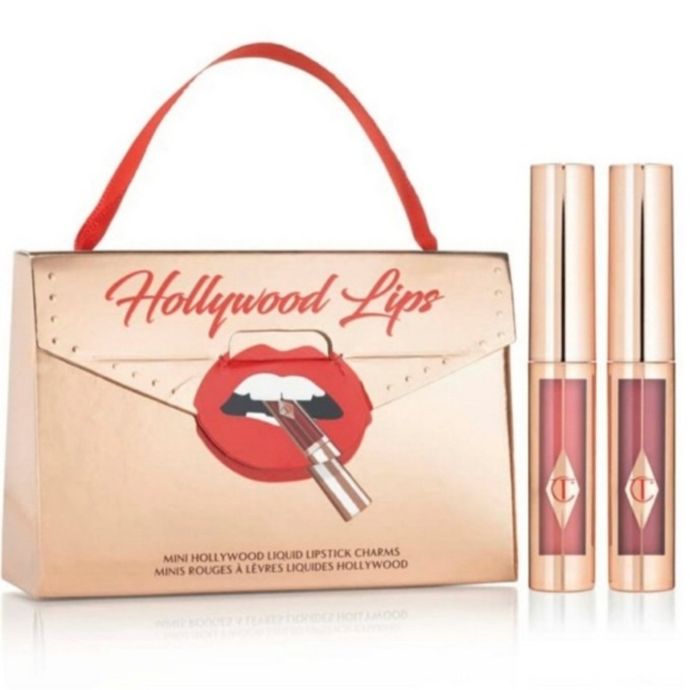 NIB CHARLOTTE TILBURY MINI HOLLYWOOD LIPSTICK SET